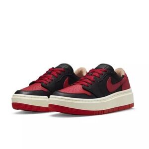 Nike Jordan 1 Elevate Low Black/red Woman’s Size 8